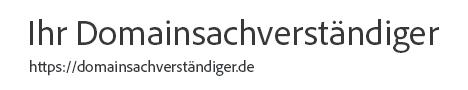 Domainsachverstaendiger